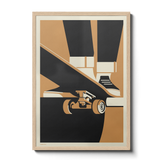 Drop in Skateboarder Print
