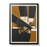 Drop in Skateboarder Print