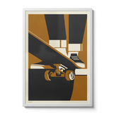 Drop in Skateboarder Print