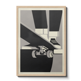 Drop in Skateboarder Print