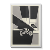 Drop in Skateboarder Print