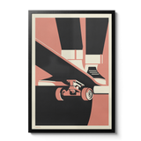 Drop in Skateboarder Print